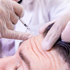 Man receiving Botox in Jacksonville